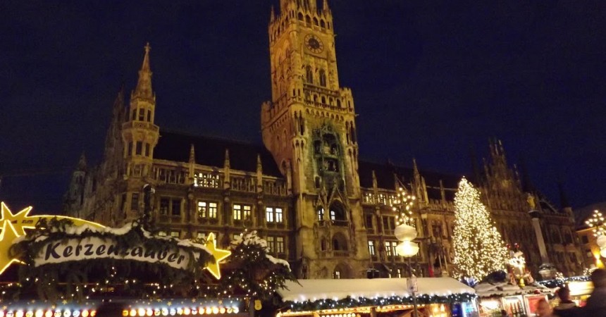 Luci di Natale tra Germania e Austria