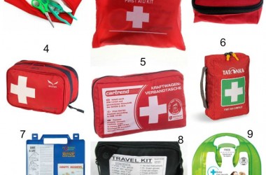 Utili in viaggio: il kit di pronto soccorso