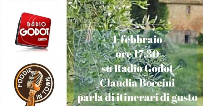 Claudia Boccini a Foodie in Town con Radio Godot