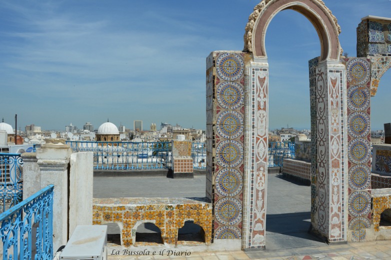 tunisi medina terrazza con vista