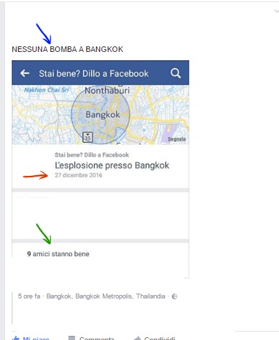 FB falsa esplosione Bangkok