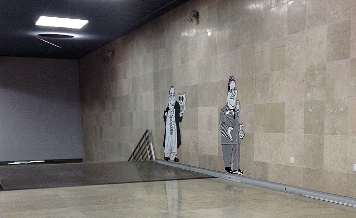 Lisbona metropolitana rossa stazione aeroporto murales 2