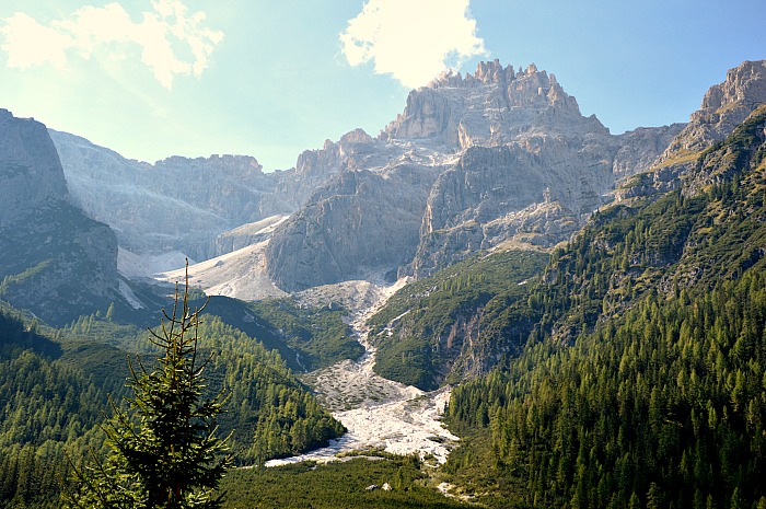 paesaggi della Val Pusteria -panorami dolomitici a Sesto (Val Fiscalina)
