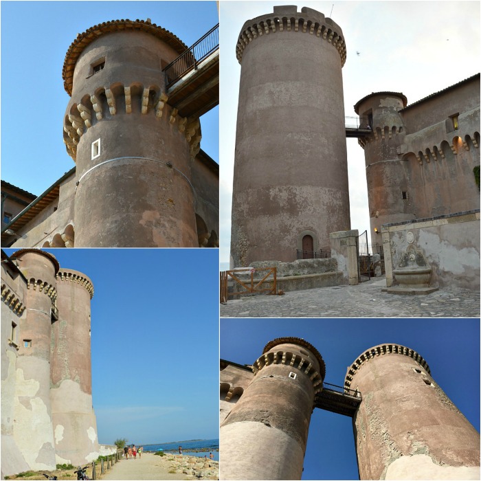 collage foto Castello Santa Severa 1