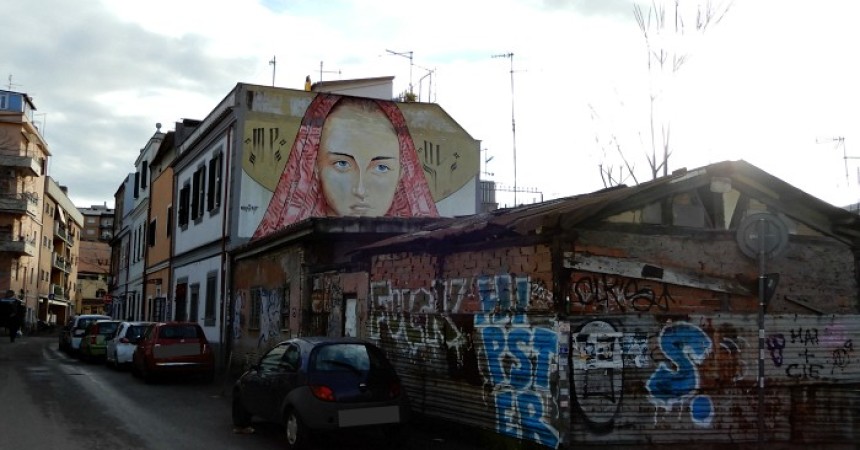 La street art del Pigneto, manifesto del quartiere romano