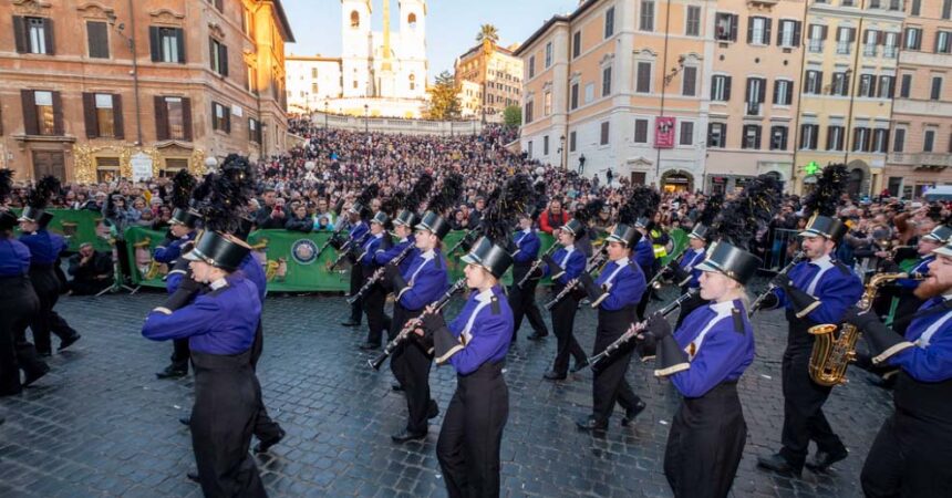 Rome Parade 2023: marching band in parata per il nuovo anno